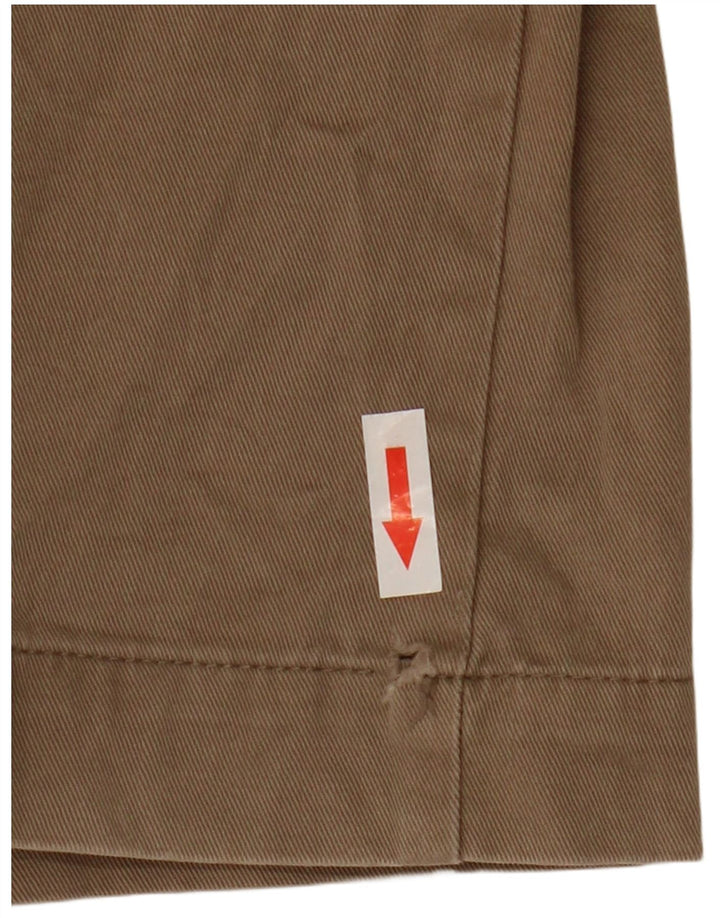 Marks & Spencer Mens Blue Harbour Straight Chino Trousers W38 L33 Brown