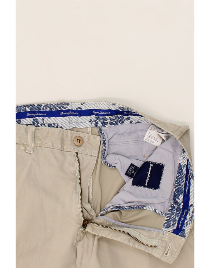 TOMMY BAHAMA Mens Chino Shorts W33 Medium  Beige Cotton