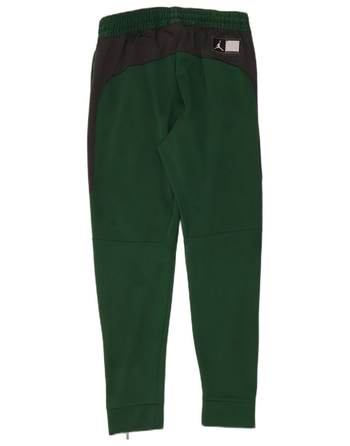 Jordan Mens Dri Fit Tracksuit Trousers Medium Green Colourblock Polyester