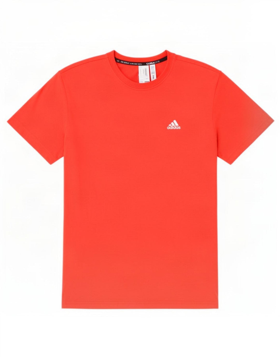 Adidas Mens Climalite T-Shirt Top Large Red Polyester