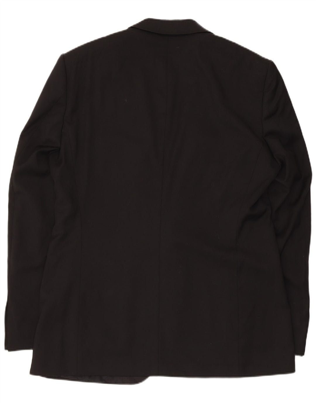 Hugo Boss Mens 1 Button Blazer Jacket UK 50 Large Black Virgin Wool