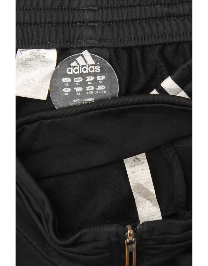 Adidas Mens Full Tracksuit Large  Black Polyester