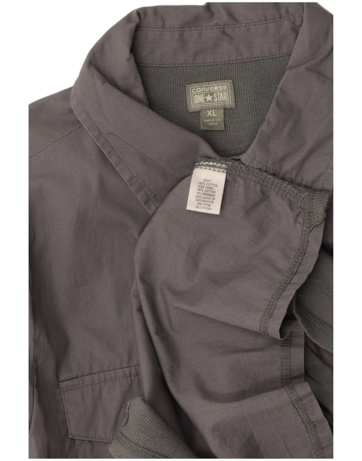 CONVERSE Womens Shirt UK 18 XL Grey Cotton