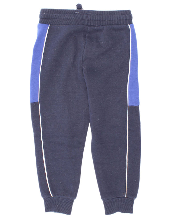 Ellesse Boys Tracksuit Trousers Joggers 3-4 Years Navy Blue Colourblock