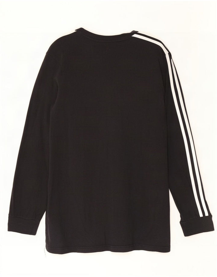 Adidas Mens Top Long Sleeve Medium Black Cotton