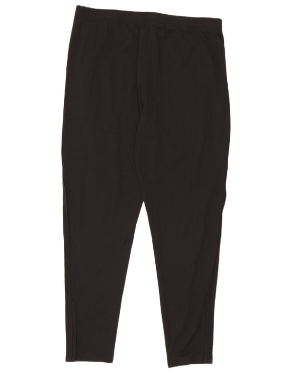 Under Armour Mens Fitted Tracksuit Trousers XL Black Polyester
