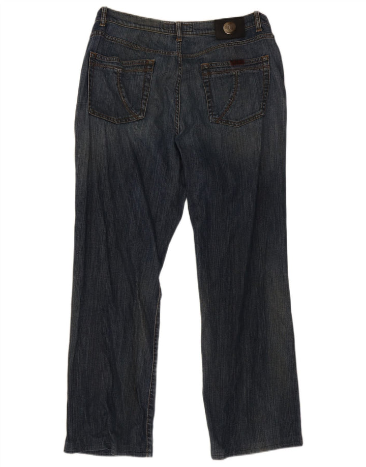 Trussardi Mens Straight Jeans W36 L30 Navy Blue Cotton