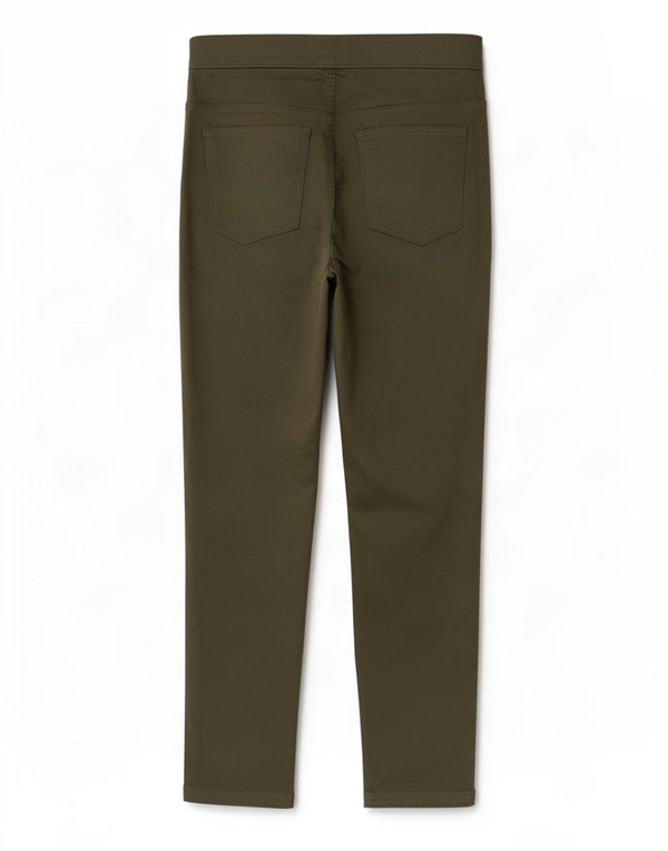 Marks & Spencer Womens Jegging Jeans UK 12 Medium W30 L28 Khaki Cotton