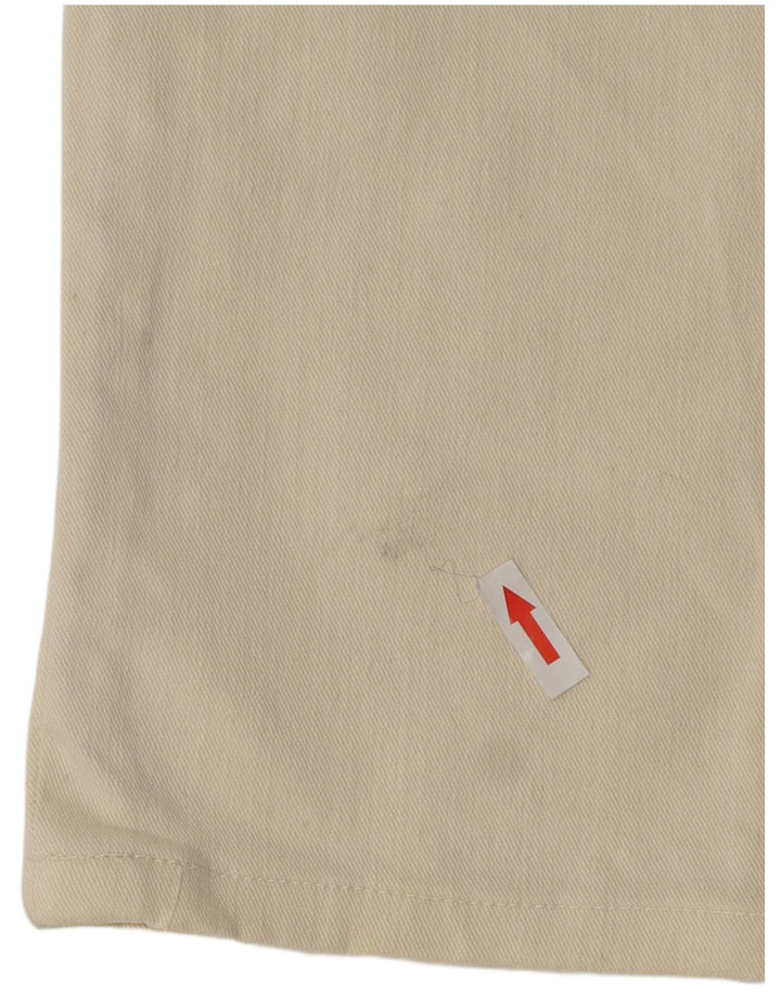 Jacob Cohen Mens Straight Jeans W36 L31 Off White Cotton