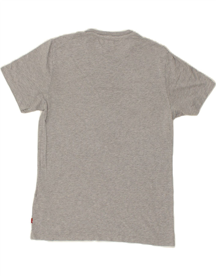 LEVI'S Mens Graphic T-Shirt Top Small Grey Cotton Vintage Levi's and Second-Hand Levi's from Messina Hembry 