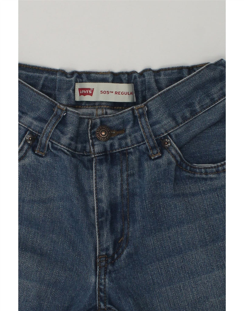 LEVI'S Boys 505 Straight Jeans 7-8 Years W28 L23 Blue Cotton | Vintage Levi's | Thrift | Second-Hand Levi's | Used Clothing | Messina Hembry 