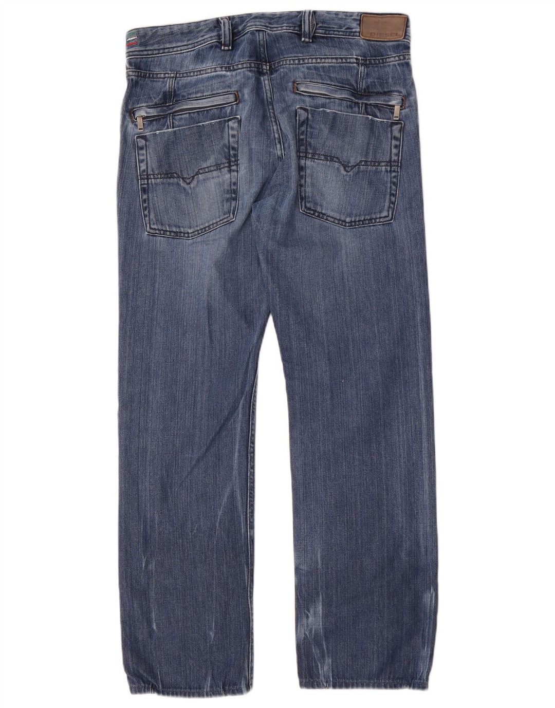 Diesel Mens Kander Straight Jeans W31 L28 Blue Cotton