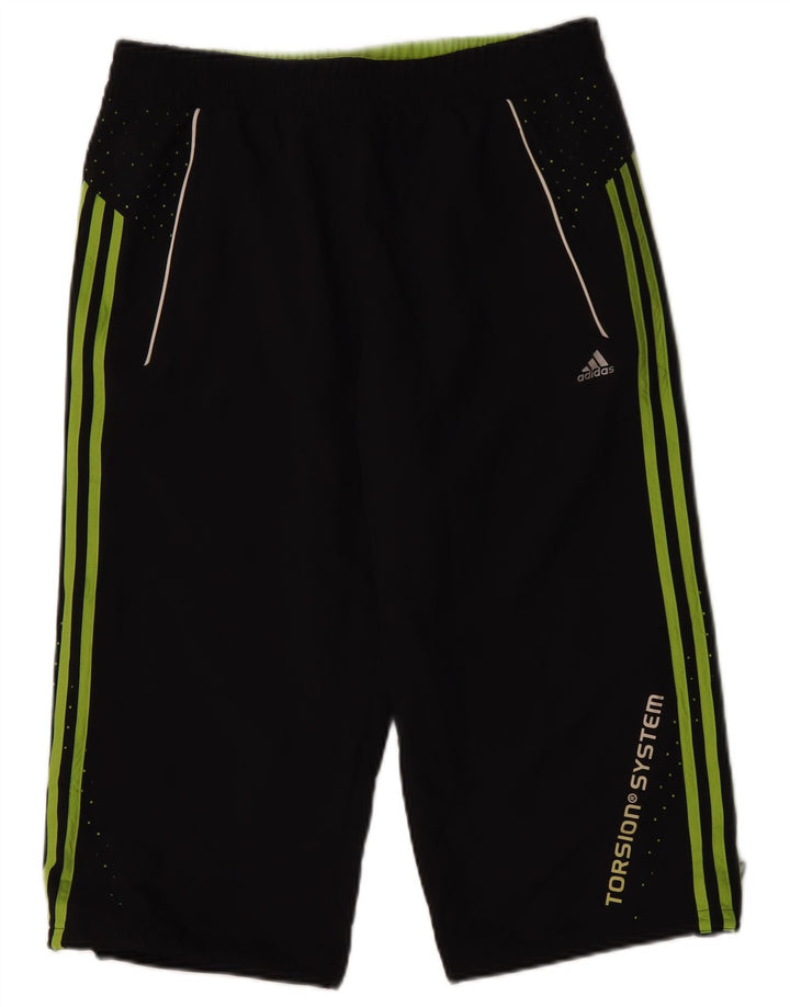 Adidas Mens Graphic Bermuda Sport Shorts Medium  Black Polyester