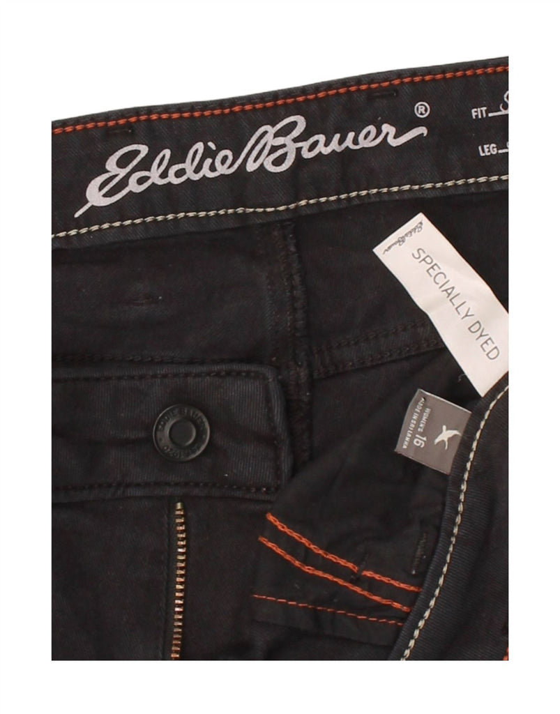 EDDIE BAUER Womens Slightly Curvy Slim Jeans US 16 2XL W36 L29 Navy Blue Vintage Eddie Bauer and Second-Hand Eddie Bauer from Messina Hembry 