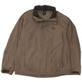 Adidas Mens Rain Jacket UK 40 Large Khaki Nylon