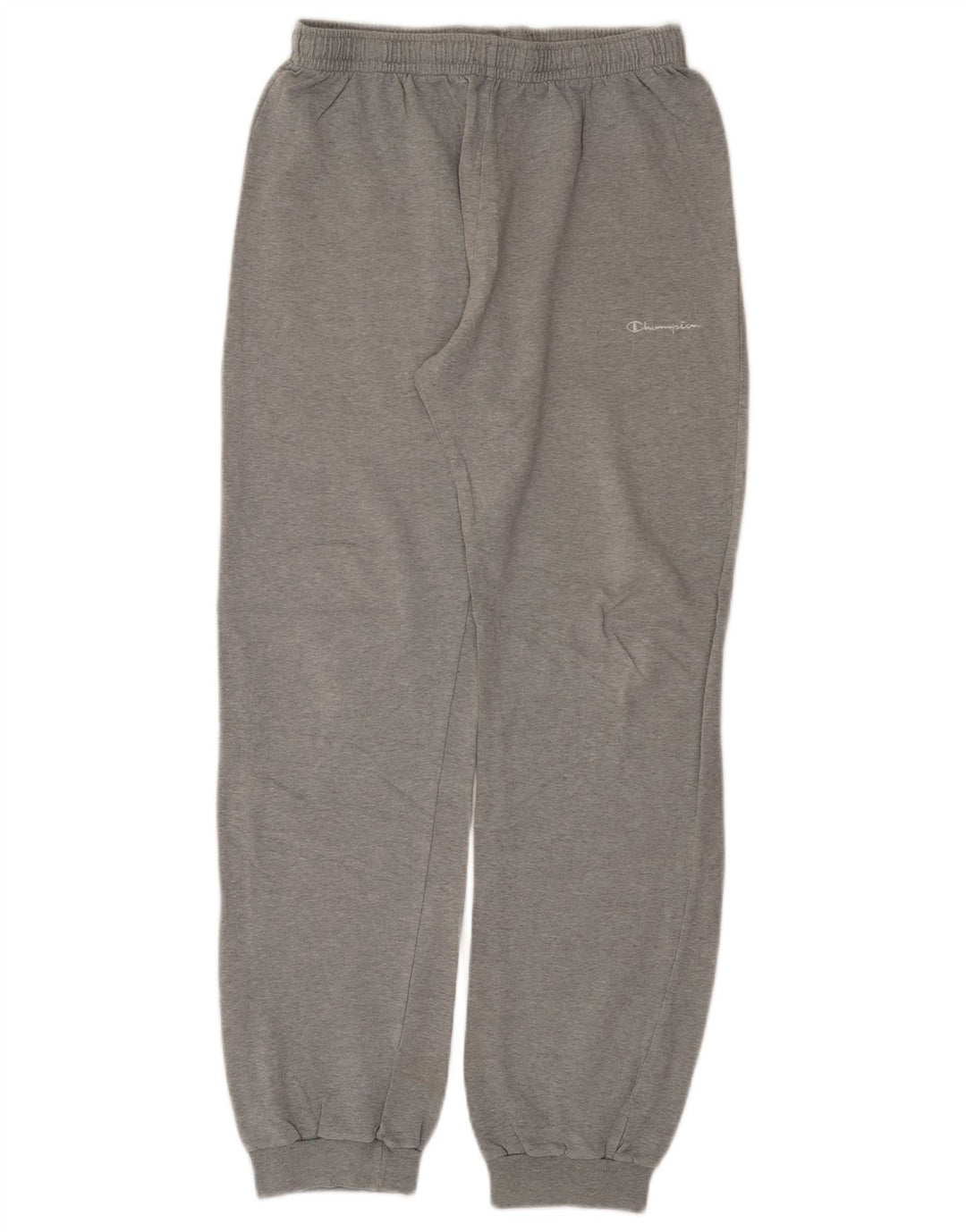 Champion Womens Tracksuit Trousers Joggers UK 12 Medium Grey Flecked Cotton