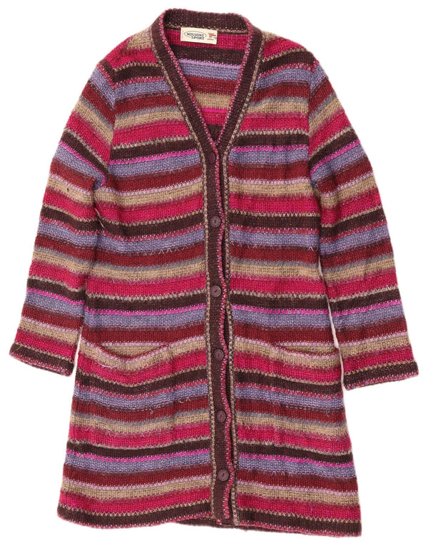 Missoni Sport Womens Cardigan Sweater IT 42 Medium Multicoloured Striped