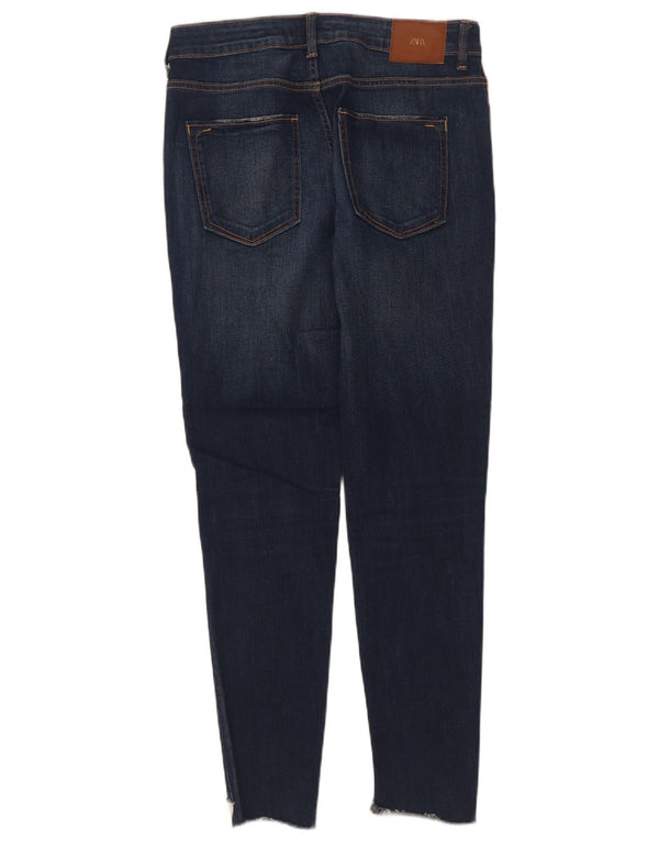 Zara Womens Skinny Jeans EU 38 Small W28 L28 Blue Cotton