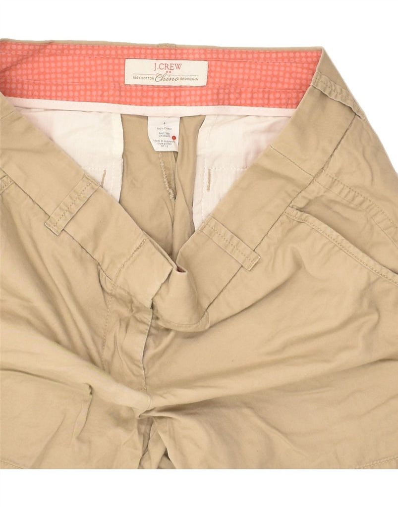 J. CREW Womens Broken In Chino Shorts US 6 Medium W30  Beige Cotton | Vintage J. Crew | Thrift | Second-Hand J. Crew | Used Clothing | Messina Hembry 