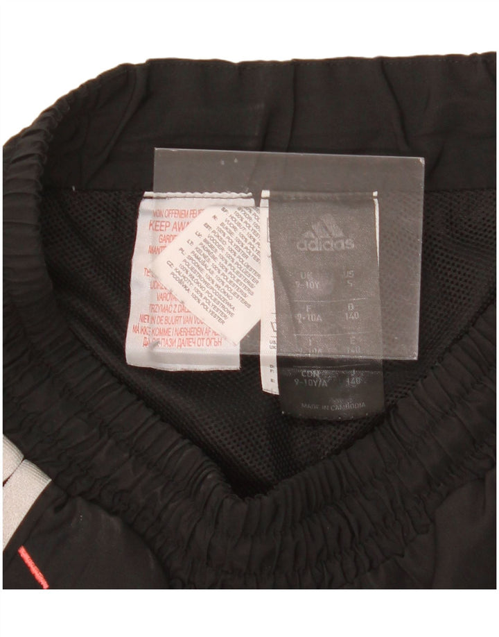 ADIDAS Boys MESSI Tracksuit Trousers Joggers 9-10 Years  Black Polyester