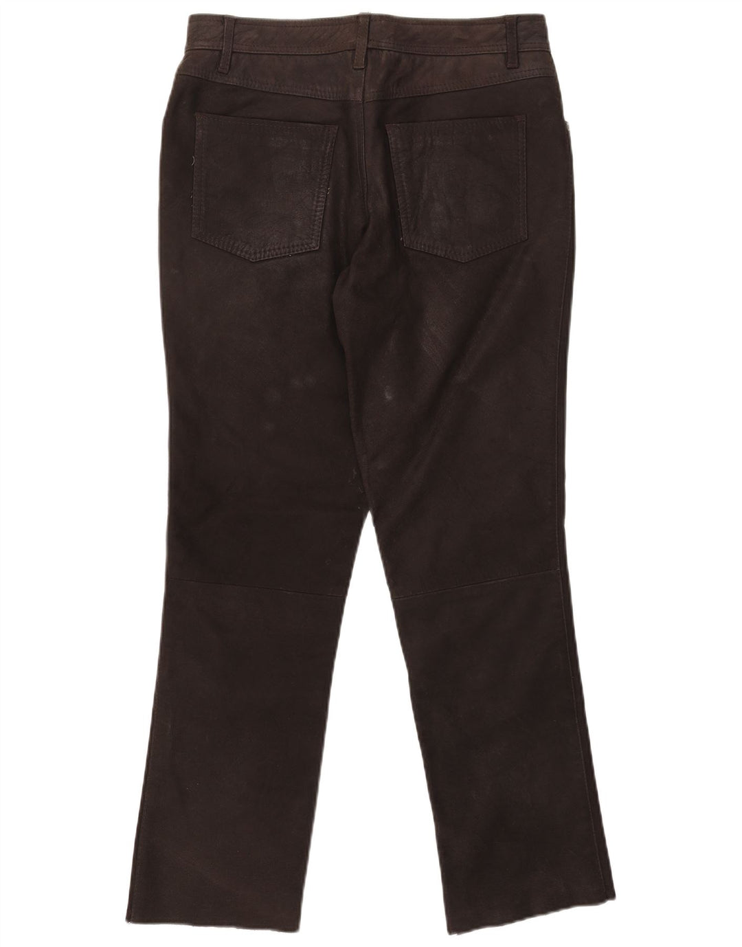 Tom Ramsey Mens Slim Leather Trousers EU 48 Medium W32 L29 Brown Leather