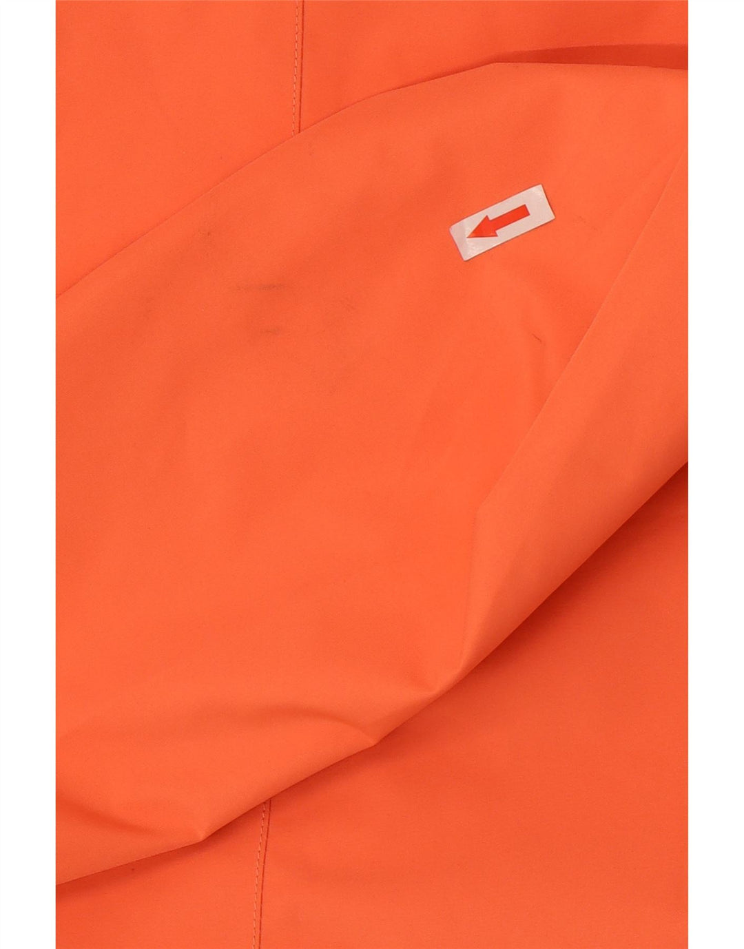 Helly Hansen Womens Hooded Rain Jacket UK 14 Medium Orange Polyester