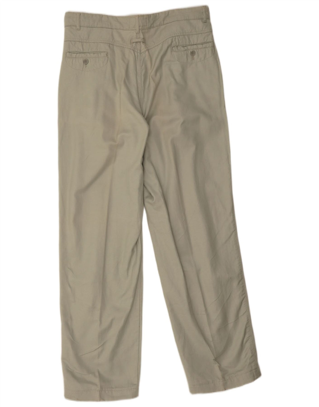 POP 84 Mens Pegged Chino Trousers W34 L34 Green Viscose