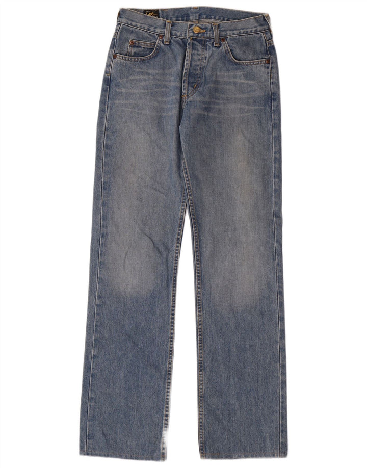 LEE Mens Seattle Straight Jeans W30 L34 Blue Cotton