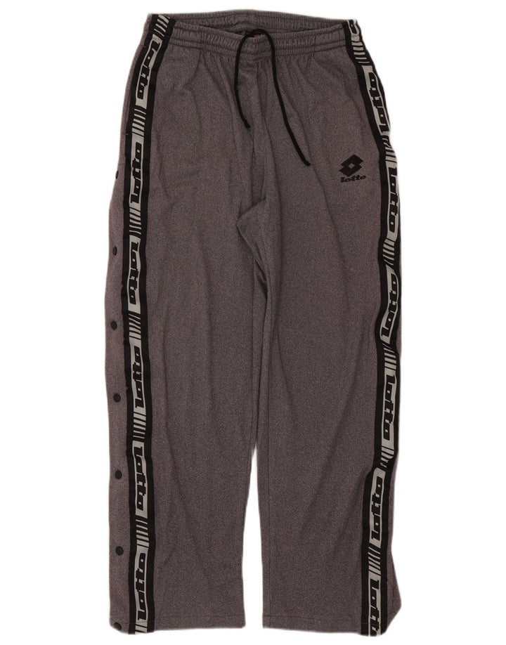 LOTTO Mens Training Tracksuit Trousers Medium Grey Polyester