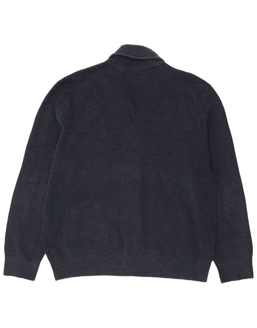 Marks & Spencer Mens Cardigan Sweater 2XL Navy Blue Polyester