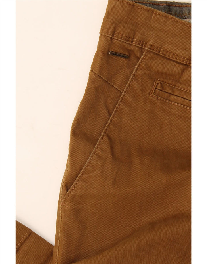 Zara Mens Slim Chino Trousers W34 L35 Beige