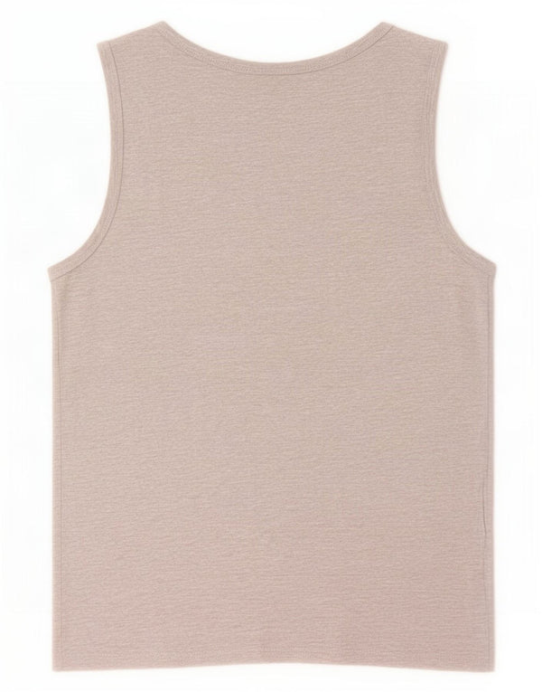 Lotto Mens Graphic Vest Top Large Grey Flecked Cotton