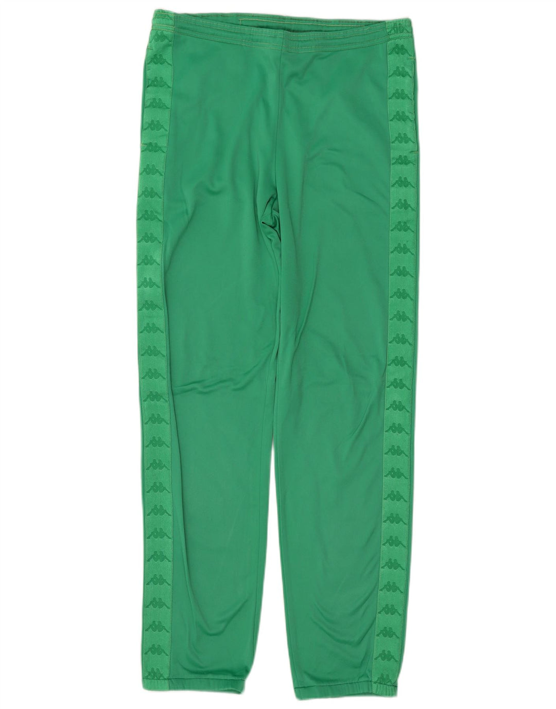 Kappa Mens Graphic Tracksuit Trousers IT 46 Small Green Polyester