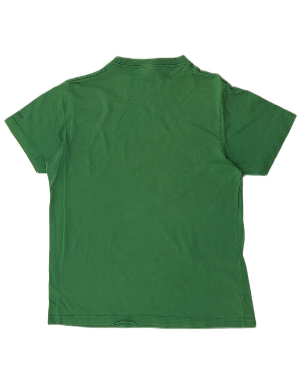 Hurley Mens Graphic T-Shirt Top Medium Green Cotton