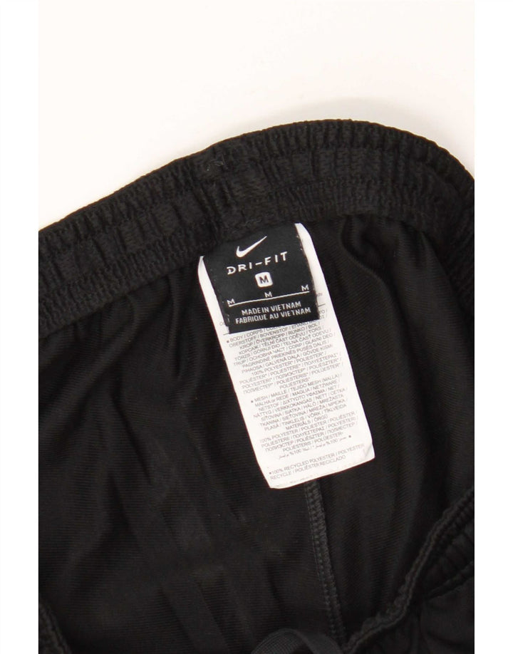 Nike Mens Dri Fit Tracksuit Trousers Medium Black Colourblock Polyester