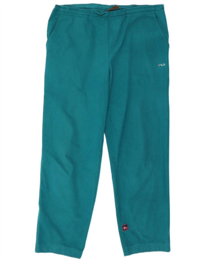 Fila Mens Tracksuit Trousers IT 52 Large  Turquoise