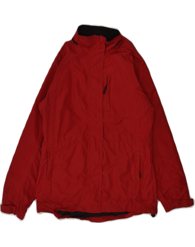 EDDIE BAUER Womens Windbreaker Jacket UK 10 Small Red Polyester | Vintage Eddie Bauer | Thrift | Second-Hand Eddie Bauer | Used Clothing | Messina Hembry 