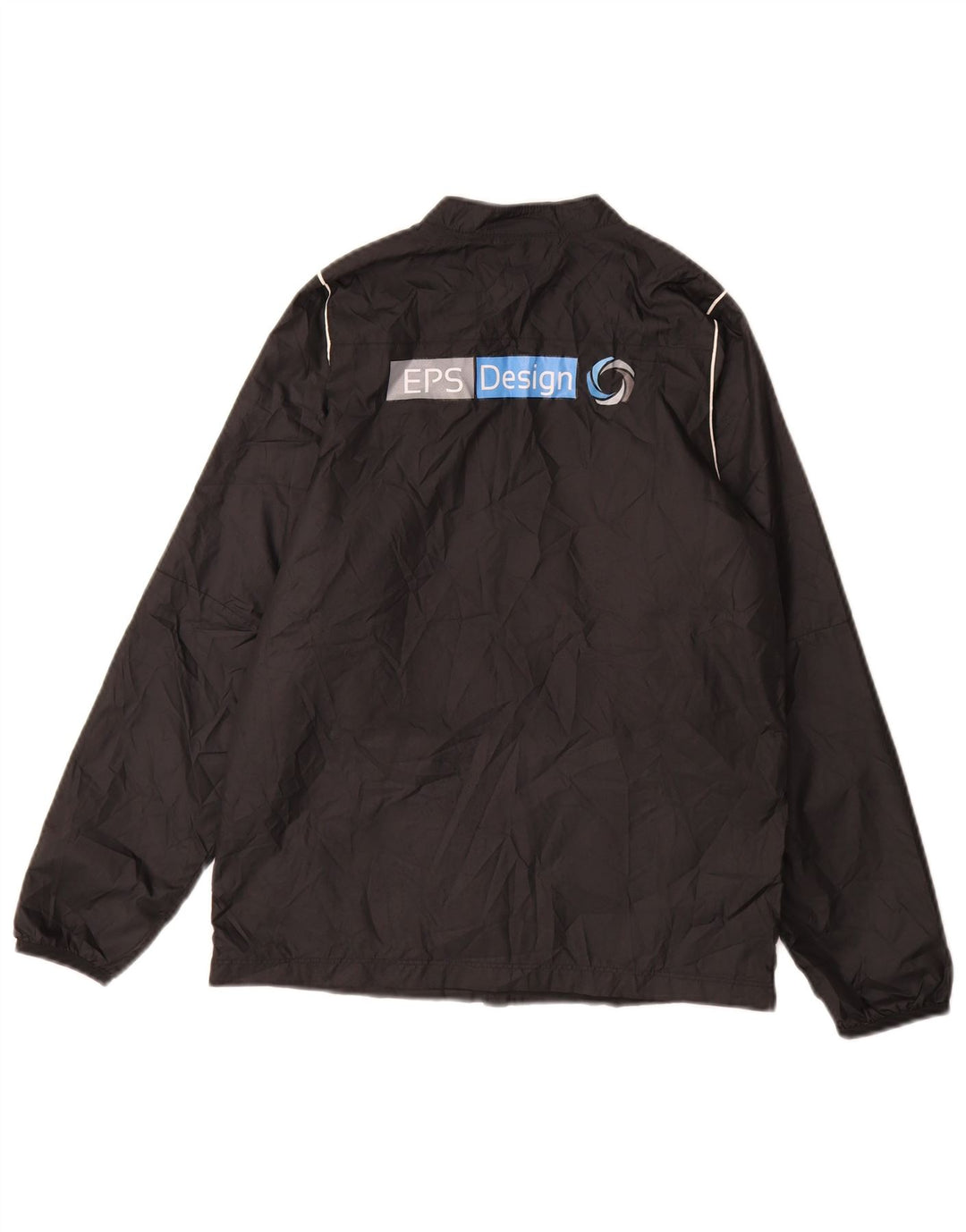 Nike Boys Graphic Rain Jacket 12-13 Years Large Black Polyester