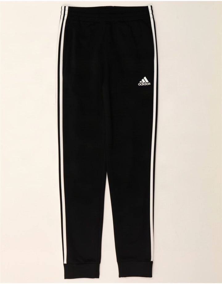 Adidas Mens Tracksuit Trousers Joggers Small Black Polyester
