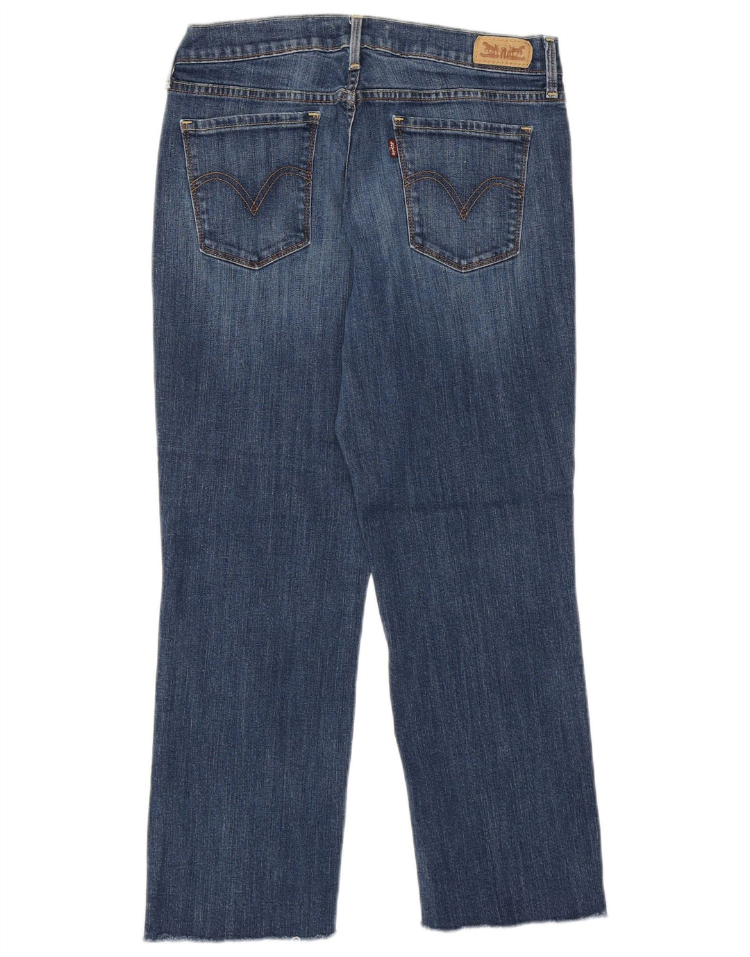 Levi's Womens Cropped Jeans US 8 Medium W29 L34 Blue Cotton