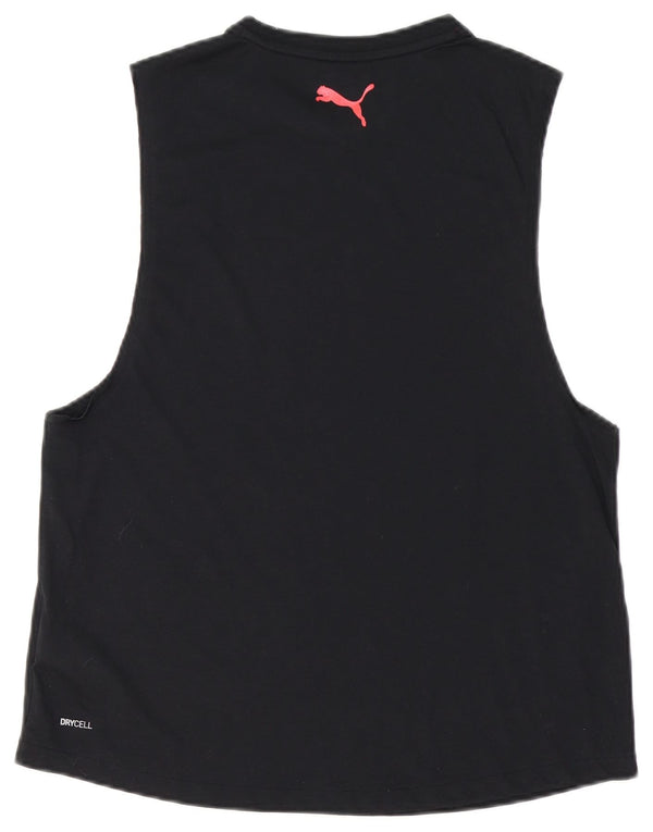 Puma Mens Vest Top Medium Black Cotton