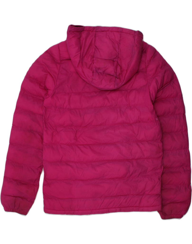 MOUNTAIN WAREHOUSE Girls Hooded Padded Jacket 11-12 Years Pink Nylon | Vintage Mountain Warehouse | Thrift | Second-Hand Mountain Warehouse | Used Clothing | Messina Hembry 