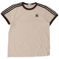 ADIDAS Womens Oversized T-Shirt Top UK 10 Small White Cotton