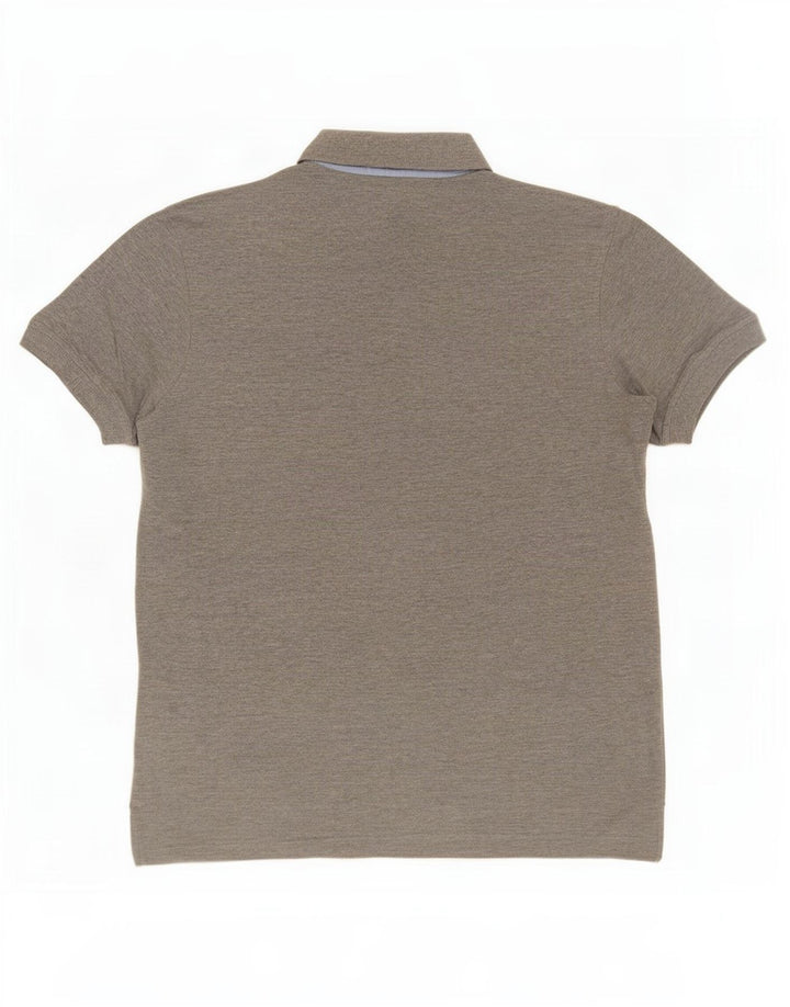 Tommy Hilfiger Mens Polo Shirt Medium Grey Cotton