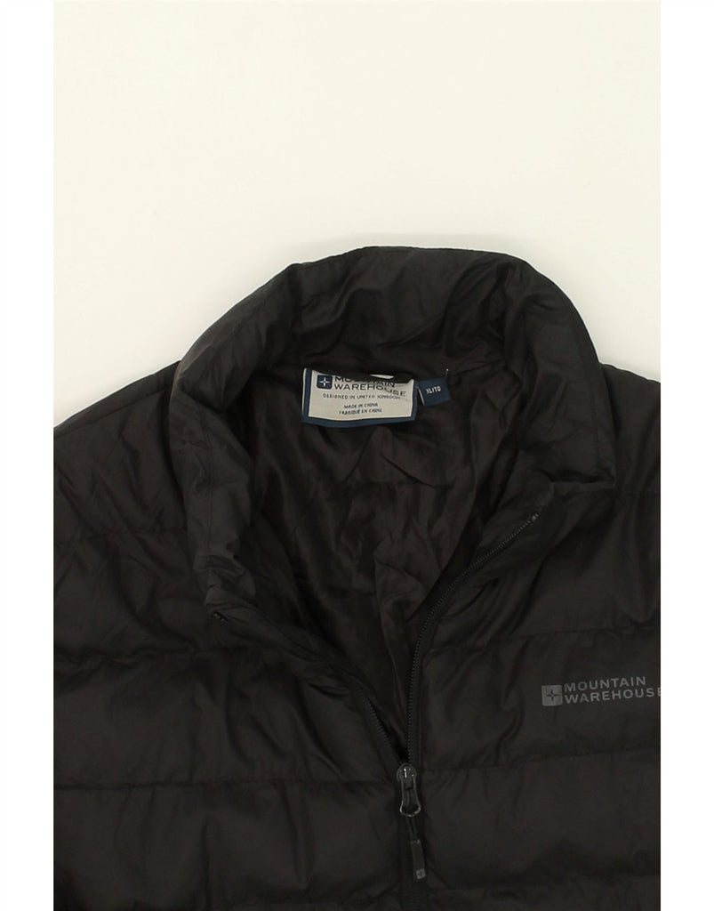 MOUNTAIN WAREHOUSE Mens Padded Jacket UK 42 XL Black Nylon | Vintage Mountain Warehouse | Thrift | Second-Hand Mountain Warehouse | Used Clothing | Messina Hembry 