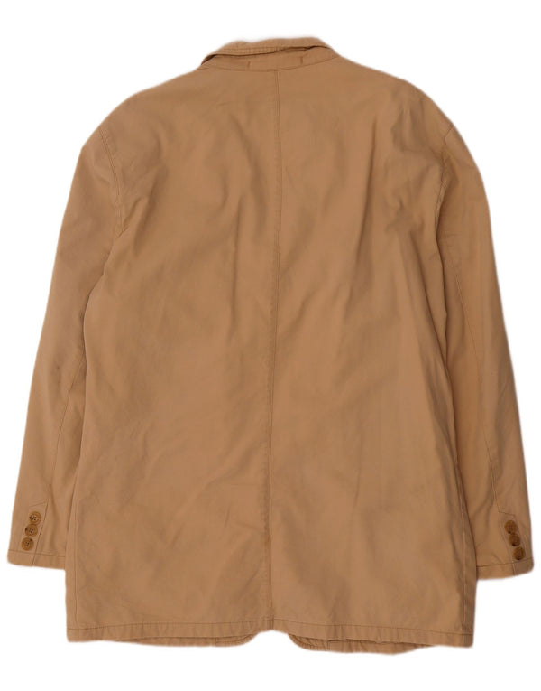 Camel Active Mens 3 Button Blazer Jacket IT 54 XL Beige Cotton