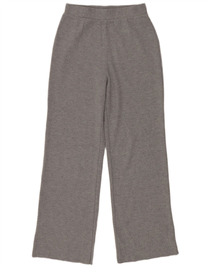 Zara Womens Tracksuit Trousers UK 8 Small Grey Polyester