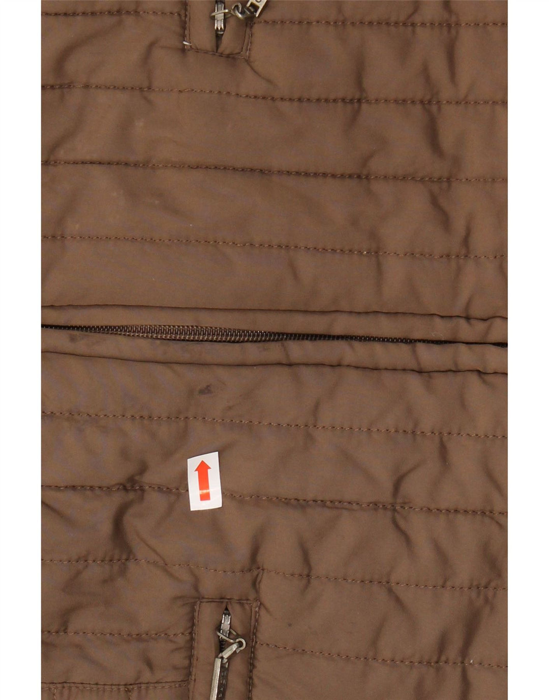 PACO Womens Padded Jacket UK 14 Medium Brown Polyester