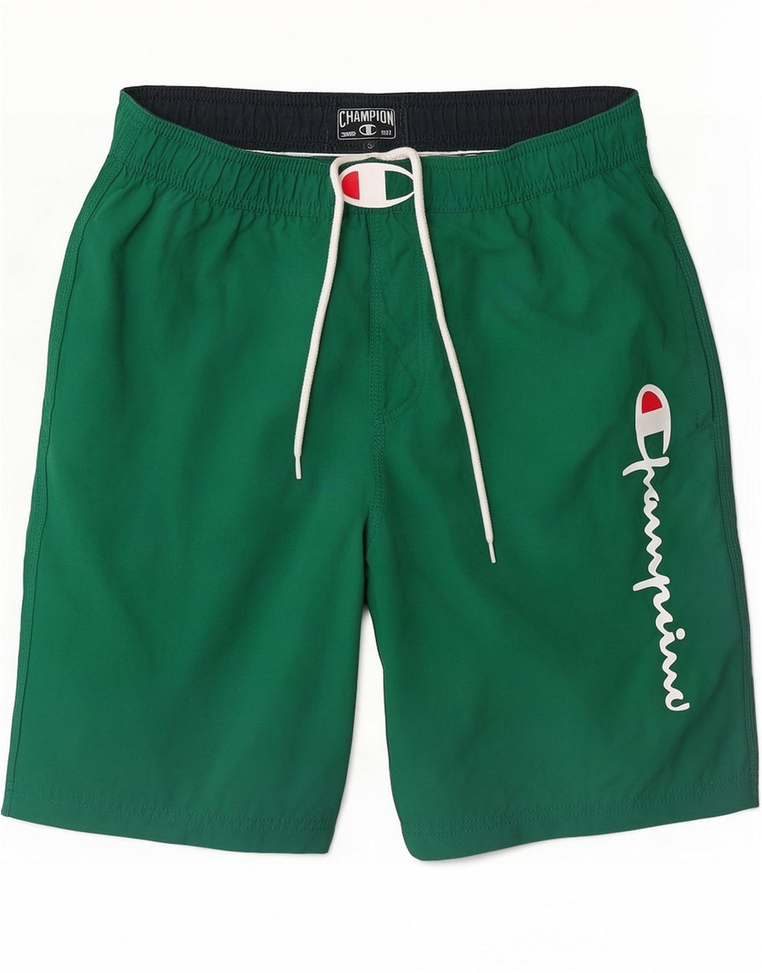 Champion Mens Graphic Swimming Shorts Small Green Polyamide