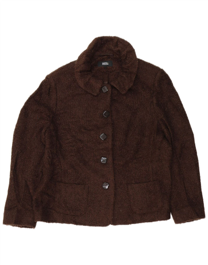 Marks & Spencer Womens Cardigan Sweater UK 18 XL  Brown Acrylic